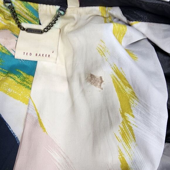 Ted Baker Leather Moto Jacket 2 - Picture 10 of 12